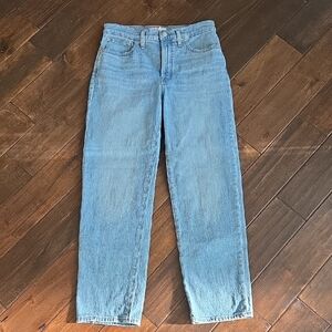 Madewell Straight Leg Jeans - Sky Blue